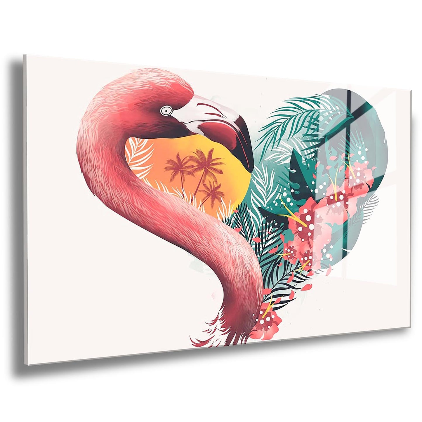 Heart Flamingo