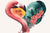 Heart Flamingo