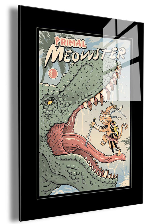 Primal Meowster - Embossed