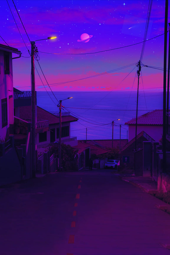 Bluish Sunset