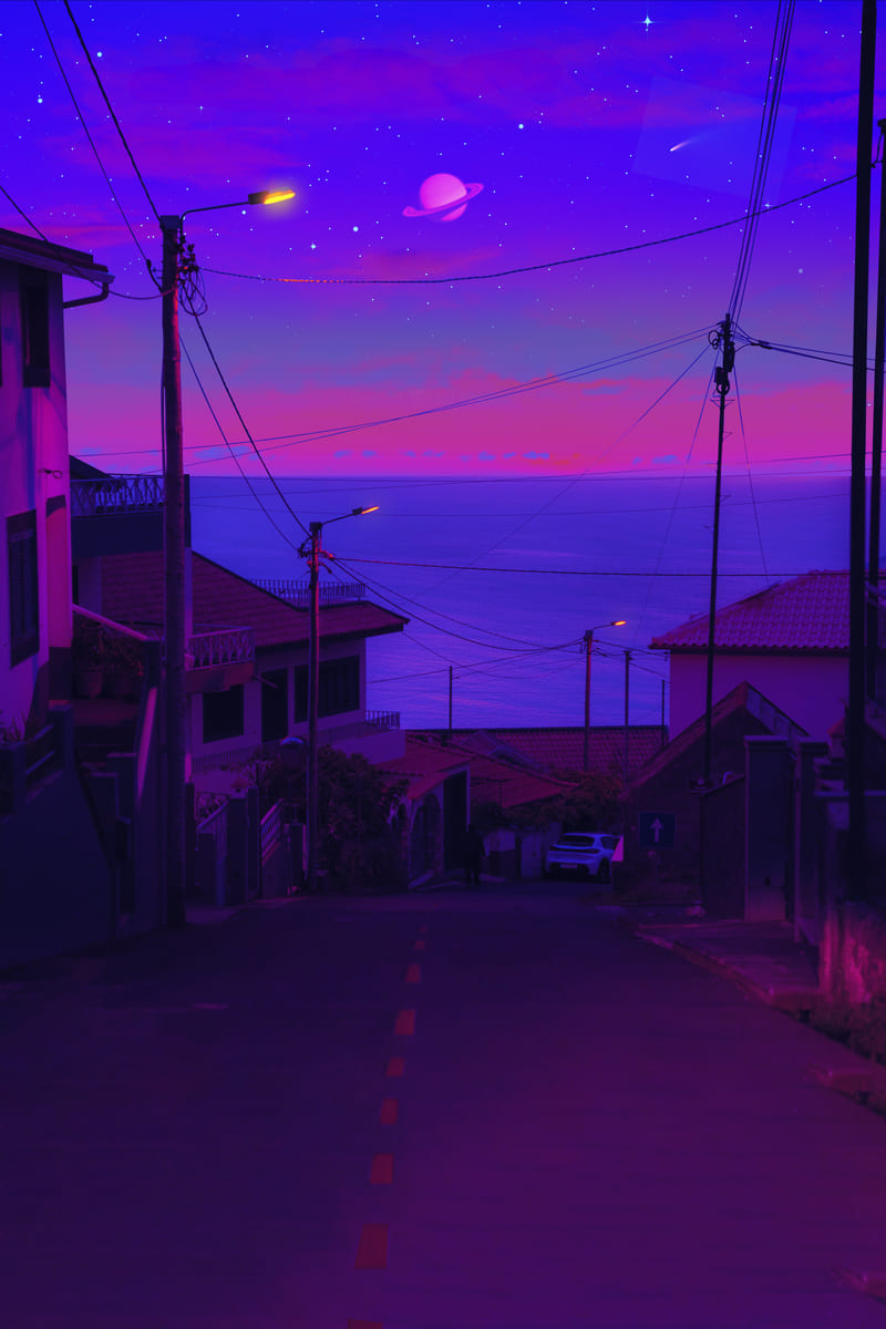 Bluish Sunset