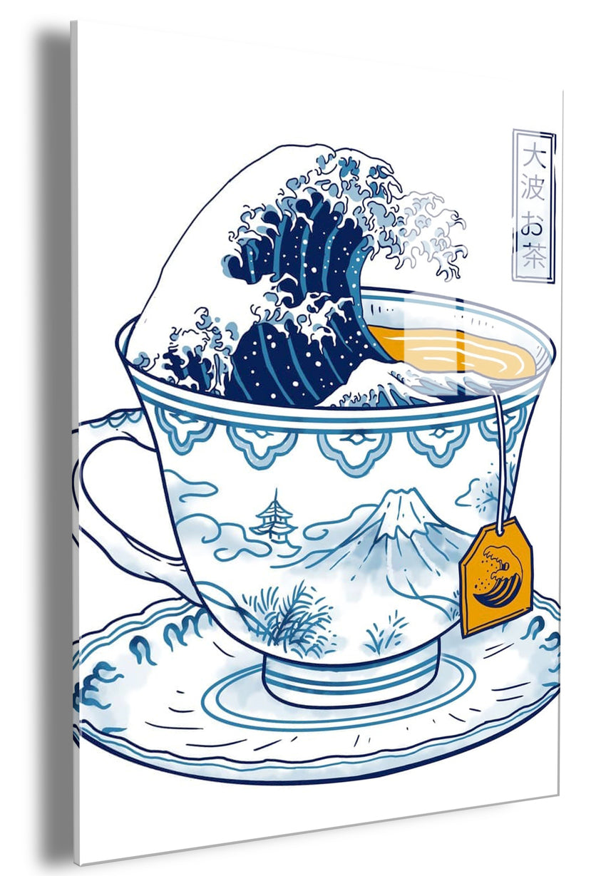 Kanagawa Tea Embossed