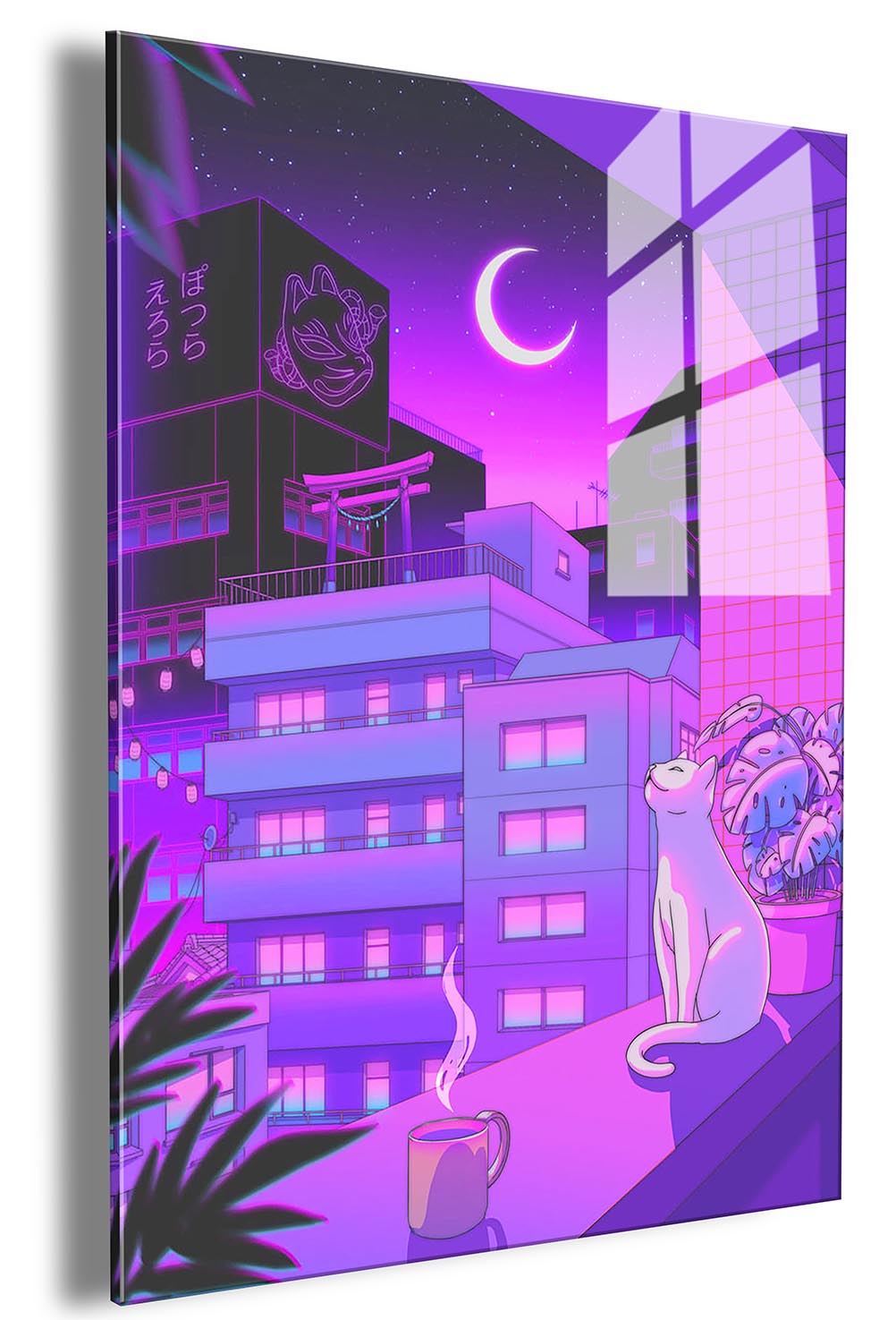 Under The Neon Moon Embossed
