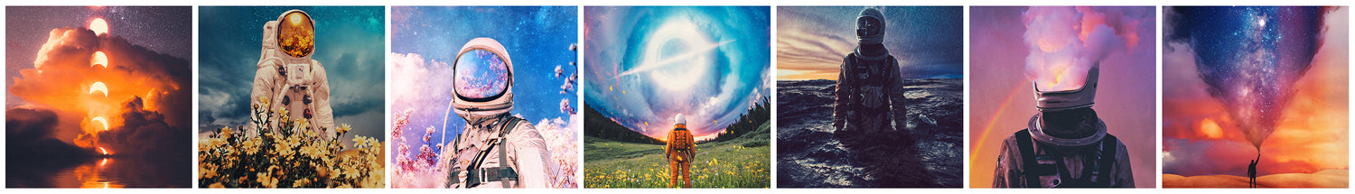 Sublimenation Artist Collection | Buy Space and Astronaut Wall Art