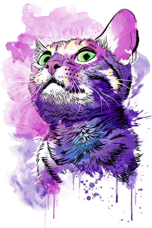 Cat Watercolor