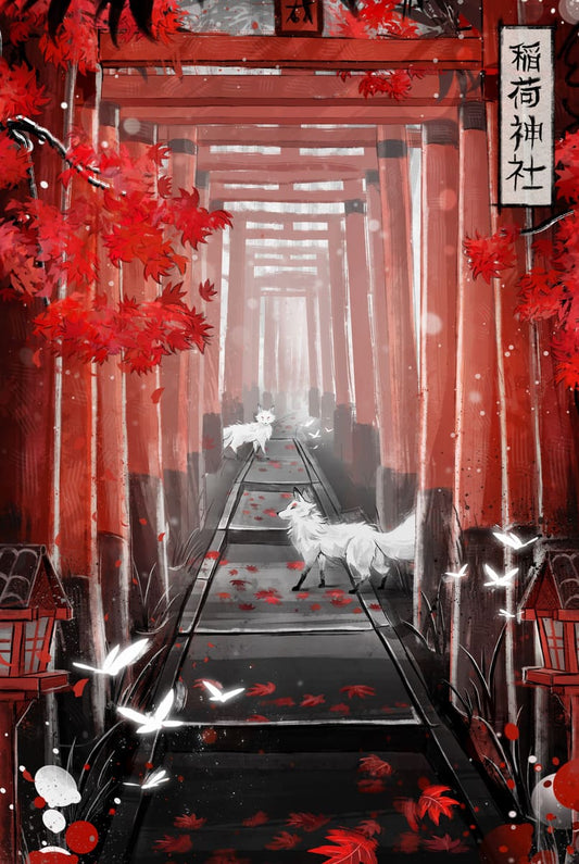 Fushimi Inari Embossed