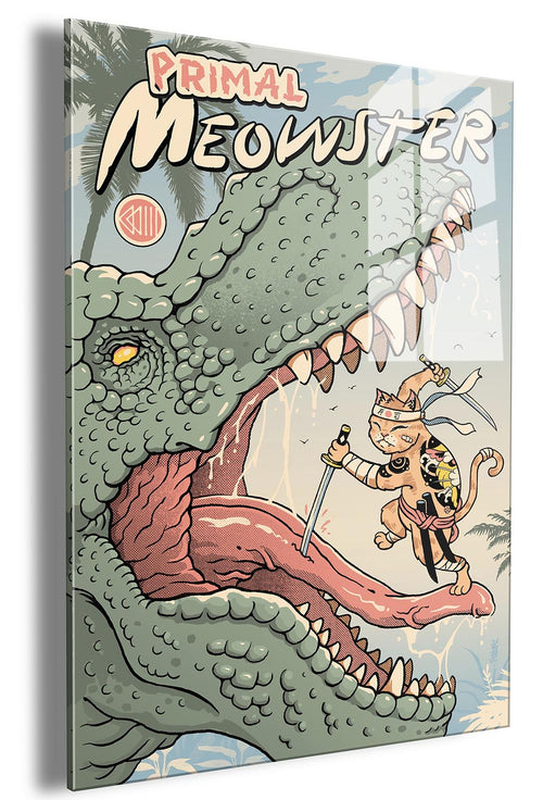 Primal Meowster - Embossed