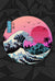 Retro Wave - embossed