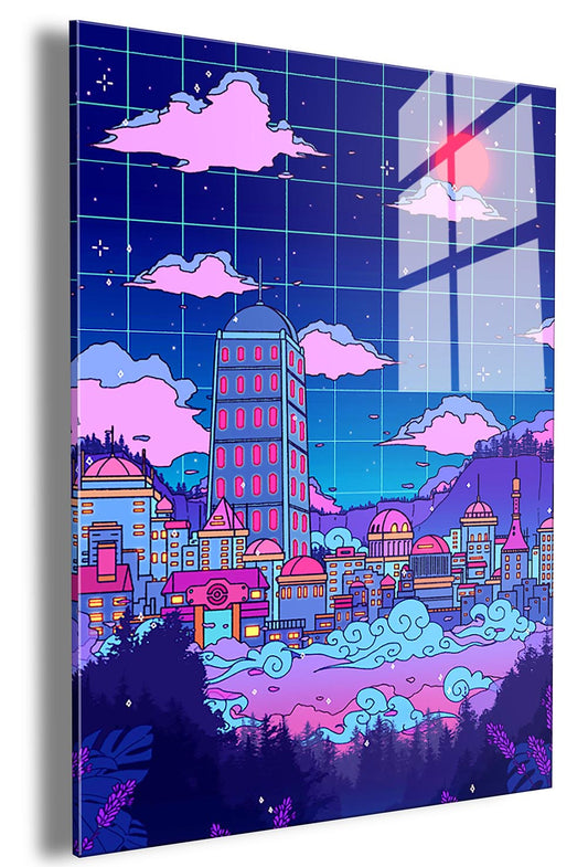 Dark Lavander town