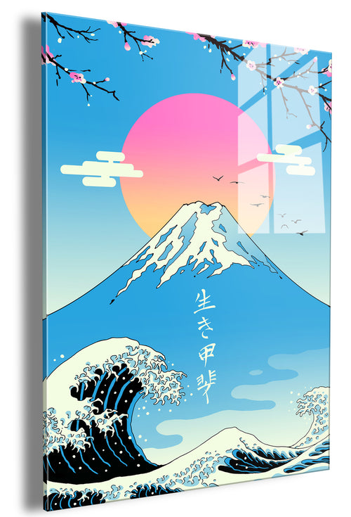 Ikigai Blueish - Embossed
