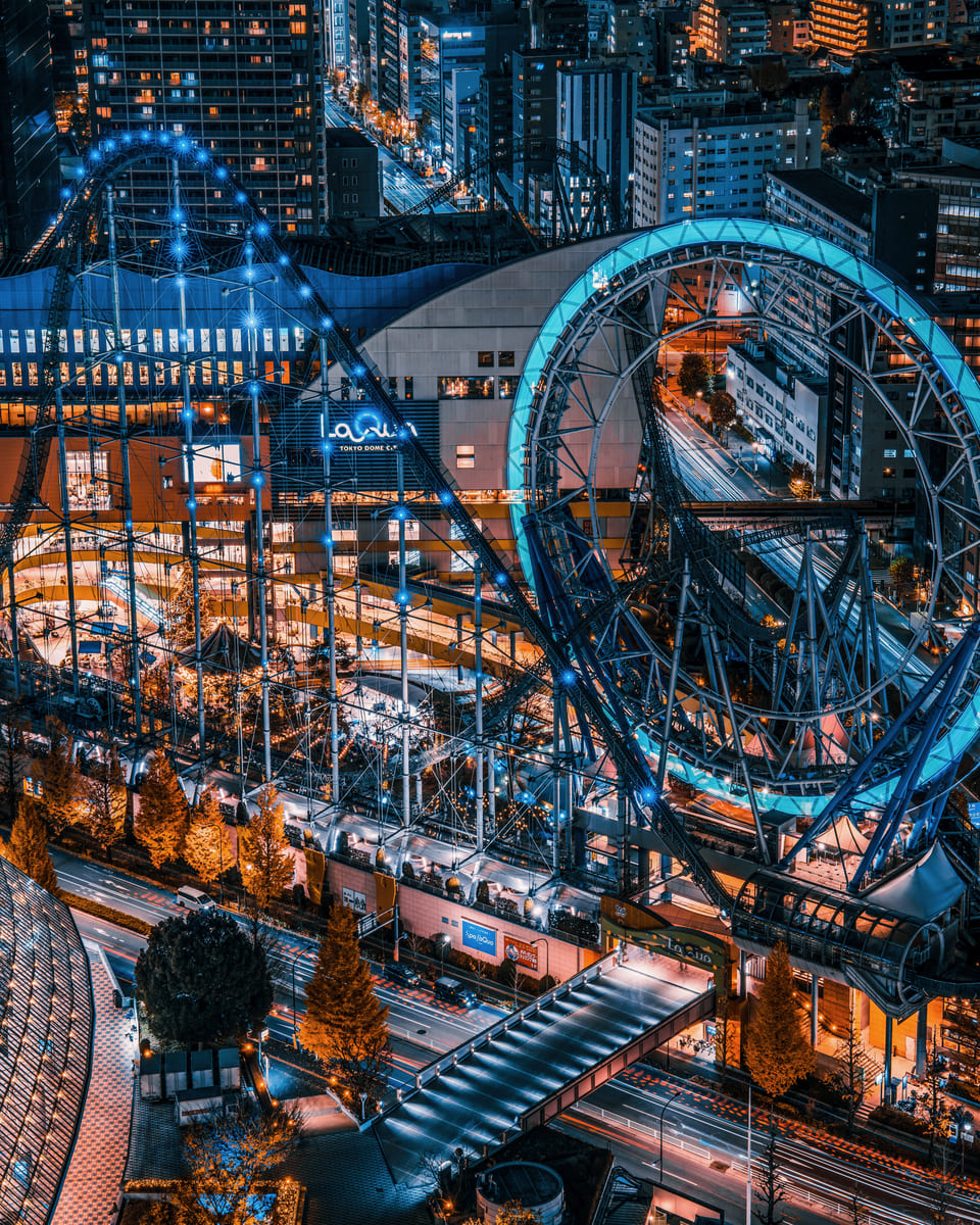 Amusement Park in the Night