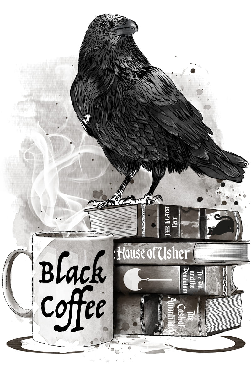 Coffe and raven