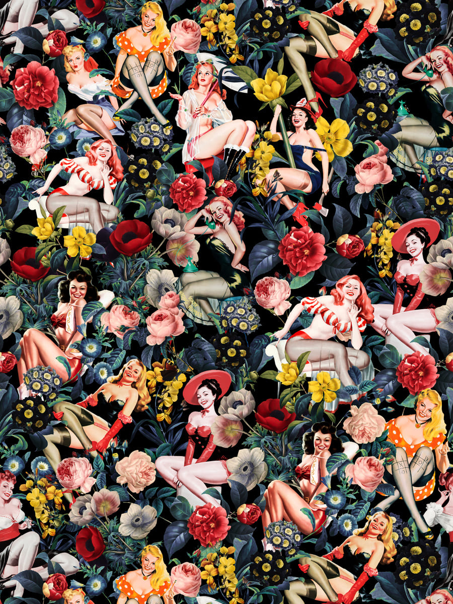 Floral and Pin-up